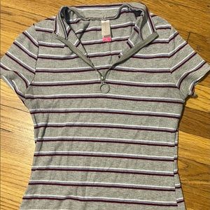 No Boundaries Cropped Top with zipper